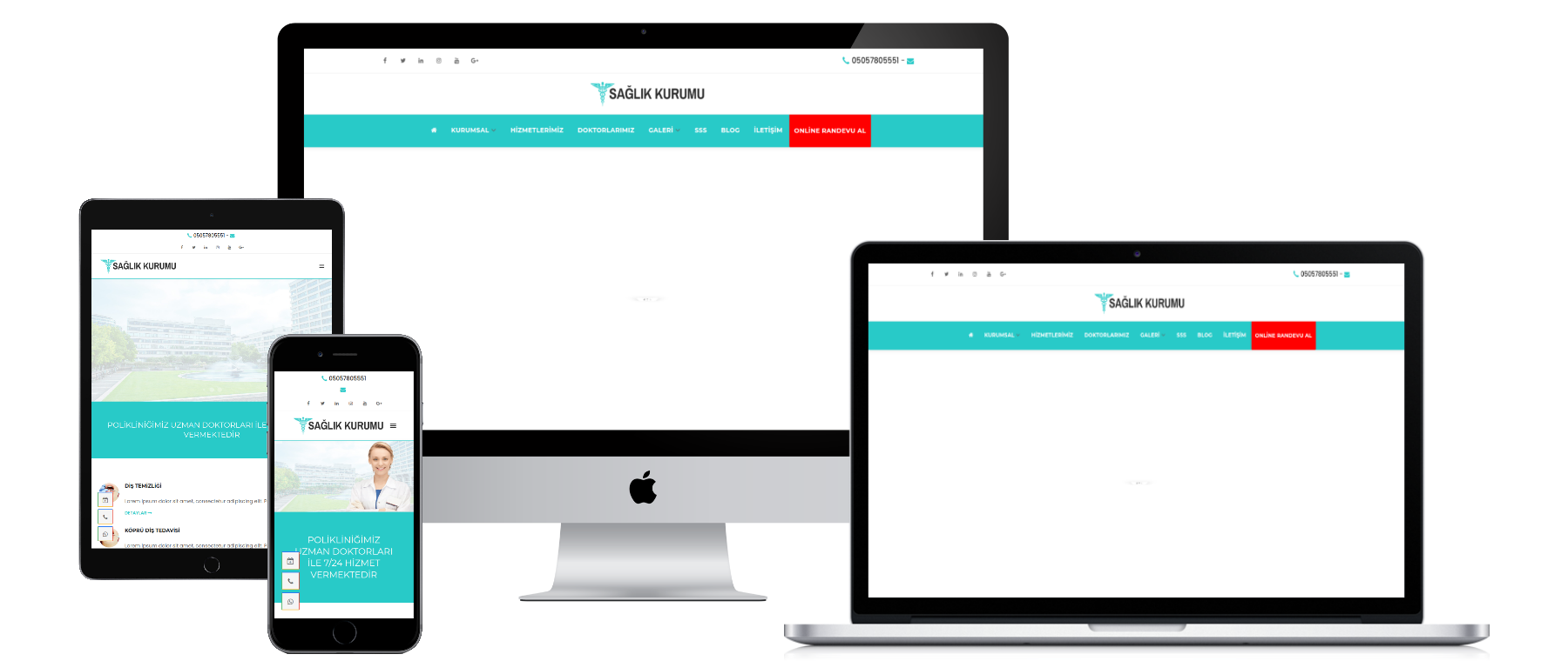 HASTANE VE SAĞLIK WEB SİTESİ